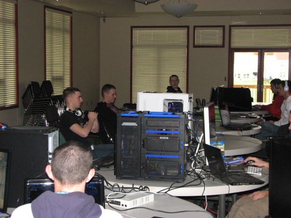 In October, gamers gather at The Pointe at Rising View for a LAN Party organized by the chapter.